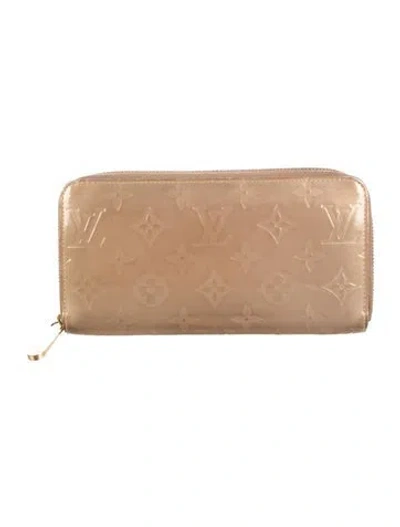 Pre-owned Louis Vuitton Lv Monogram Vernis Patent Leather Zippy Wallet