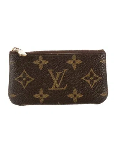 Pre-owned Louis Vuitton Lv Monogram Wallet In Brown