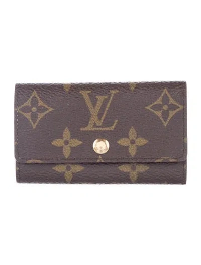 Pre-owned Louis Vuitton Lv Monogram Wallet In Brown