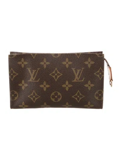 Pre-owned Louis Vuitton Lv Monogram Wallet In Brown