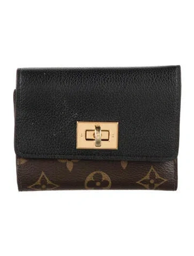 Pre-owned Louis Vuitton Lv Monogram Wallet In Brown