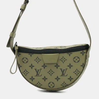 Pre-owned Louis Vuitton Lv Moon Crossbody Khaki Monogram