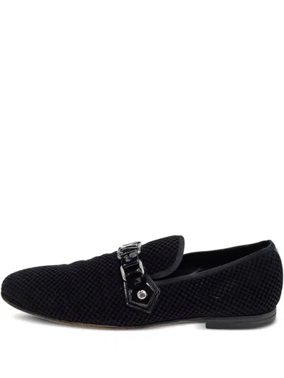 Pre-owned Louis Vuitton Lv-plaque Loafers