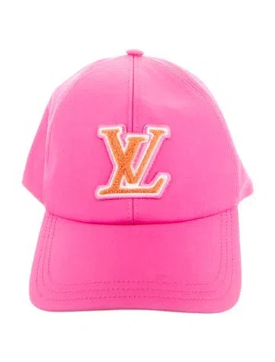 Pre-owned Louis Vuitton Lv Remix Cap In Pink