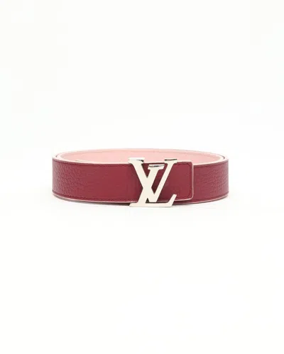 Pre-owned Louis Vuitton Lv Reversible Leather Belt