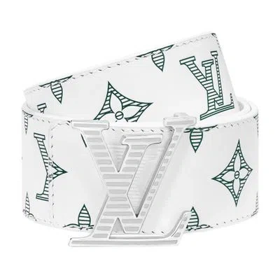 Louis Vuitton Lv Shadow 40mm Reversible Belt In White