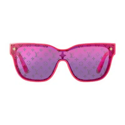 Louis Vuitton Lv Shadow Square Sunglasses In Pink