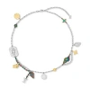 Louis Vuitton Lv Shell Necklace In Silver