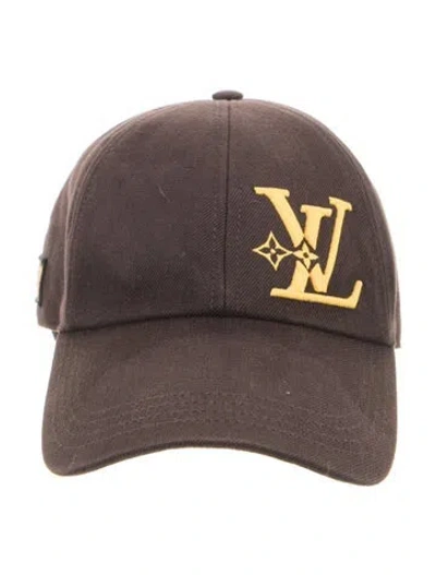 Pre-owned Louis Vuitton Lv Smash Baseball Hat In Brown