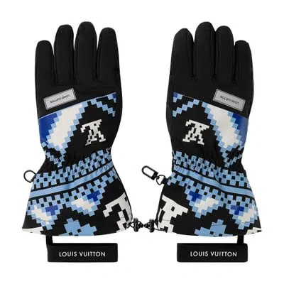 Louis Vuitton Lv Snow Gloves In Blue