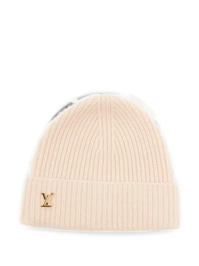 Pre-owned Louis Vuitton Lv Spark Beanie Hat In Pink