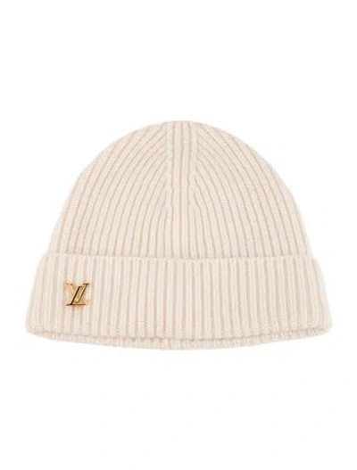 Pre-owned Louis Vuitton Lv Spark Beanie In Neutral