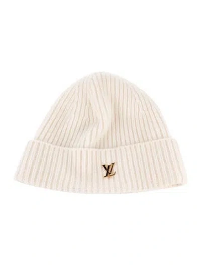 Pre-owned Louis Vuitton Lv Spark Cashmere Beanie In Neutral