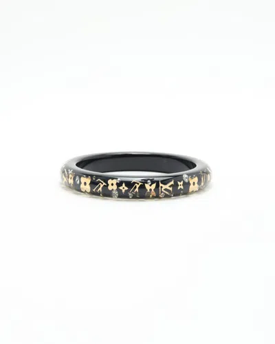 Pre-owned Louis Vuitton Lv Sparks Bangle In Black