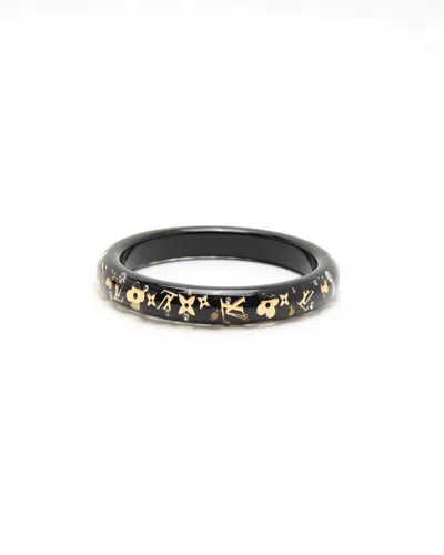 Pre-owned Louis Vuitton Lv Sparks Bangle In Black