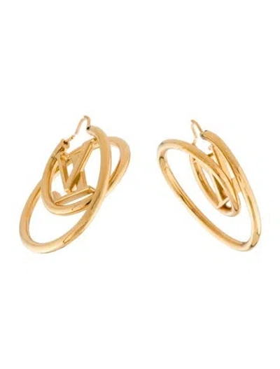 Pre-owned Louis Vuitton Lv Spiral Earrings In Multi
