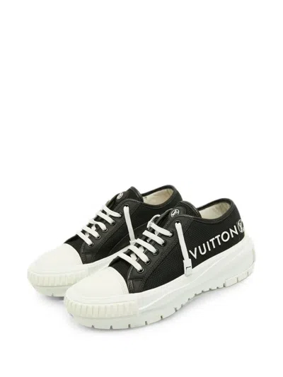 Pre-owned Louis Vuitton Lv Squad Chunky Sneakers In Black