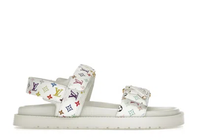Pre-owned Louis Vuitton Lv Sunset Flat Comfort Sandal Takashi Murakami (women's) Sneakers In