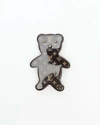 Pre-owned Louis Vuitton Lv Teddy Bear Brooch