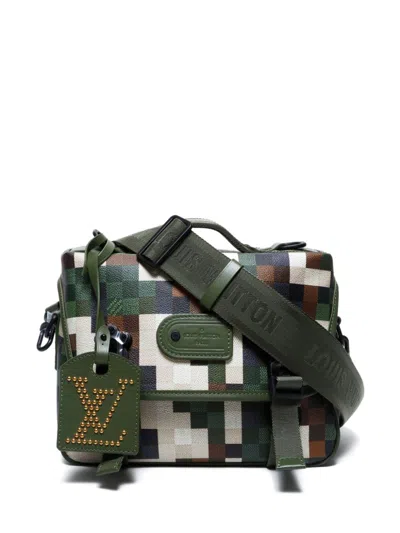 Pre-owned Louis Vuitton Lv Trail Messenger Bag In Green