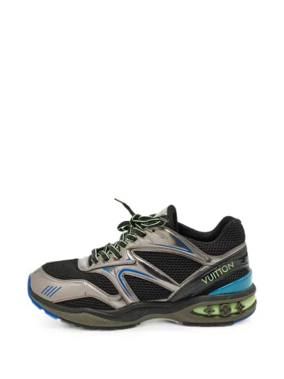 Pre-owned Louis Vuitton Lv Trail Sneakers In Black