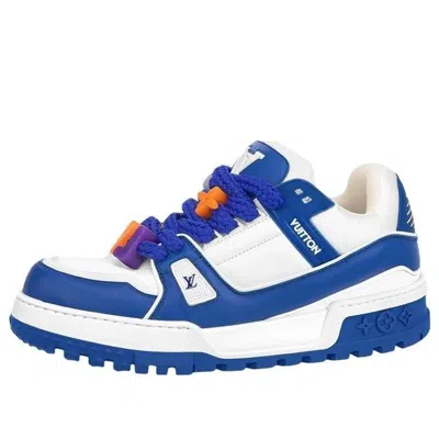 Pre-owned Louis Vuitton Lv Trainer Maxi Sneakers 'blue'