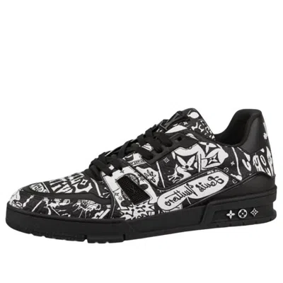 Pre-owned Louis Vuitton Lv Trainer Sneakers 'comic Black White'