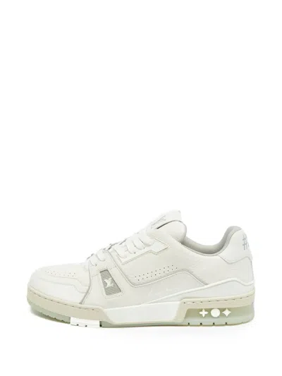 Pre-owned Louis Vuitton Lv Trainer Sneakers In White