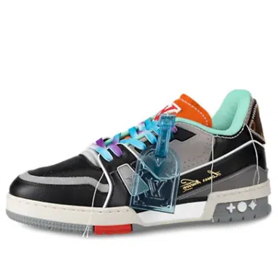 Pre-owned Louis Vuitton Lv Trainers 'teal Multi-color'