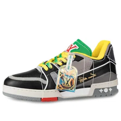 Pre-owned Louis Vuitton Lv Trainers 'yellow Multi-color'