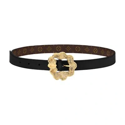 Louis Vuitton Lv Venus 25mm Belt In Black