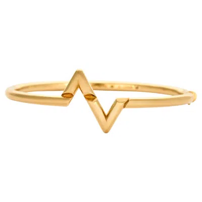 Pre-owned Louis Vuitton - Lv Volt Bracelet In Yellow Gold