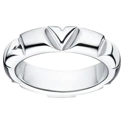 Pre-owned Louis Vuitton Lv Volt Multi Ring, 18k White Gold