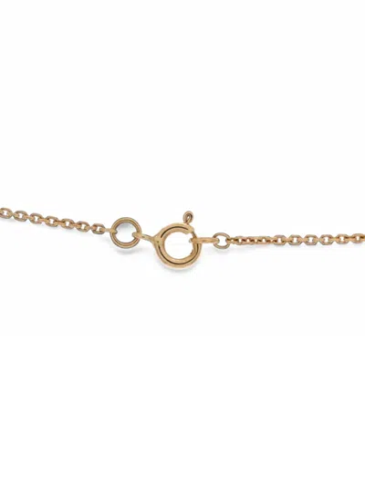 Pre-owned Louis Vuitton Lv Volt Upside Down Pendant 18k Yellow Gold Necklace