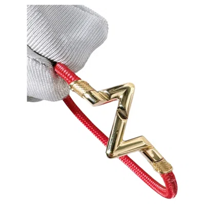 Pre-owned Louis Vuitton Lv Volt Upside Down Play 18k Yellow Gold Large Bracelet