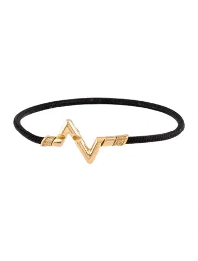 Pre-owned Louis Vuitton Lv Volt Upside Down Play Small Bracelet, 6.5" In Multi