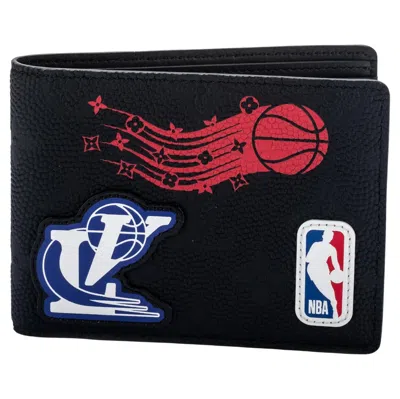 Pre-owned Louis Vuitton Lv X Lim. Ed. Nba Multiple Wallet Nib In Black
