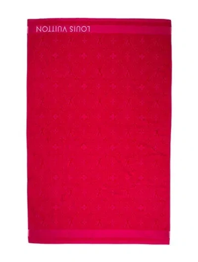 Pre-owned Louis Vuitton Lvacation Beach Towel In Pink