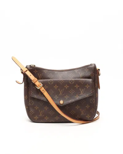 Pre-owned Louis Vuitton Mabillon Crossbody Bag In Brown