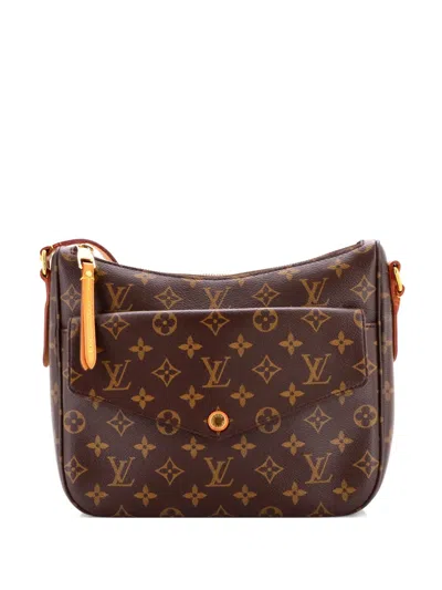 Pre-owned Louis Vuitton Mabillon Shoulder Bag Monogram Canvas Crossbody Bag In Brown