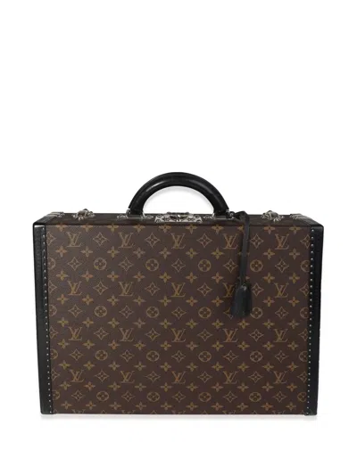 Pre-owned Louis Vuitton  Macassar President Briefcase In 褐色