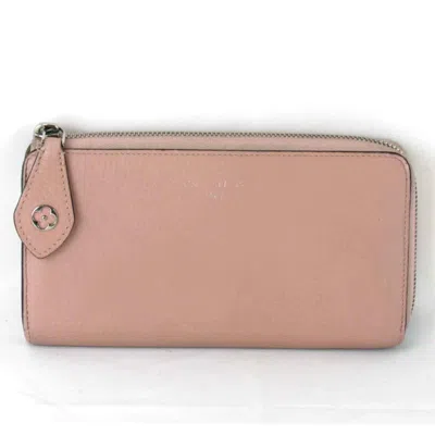Pre-owned Louis Vuitton Magnolia Leather Long Wallet (bi-fold) ()