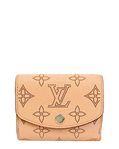 Pre-owned Louis Vuitton Magnolia Mahina Leather Wallet (authentic )