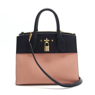 Pre-owned Louis Vuitton Magnolia Noir Leather Handbag Shoulder Bag () In Magnolia, Noir