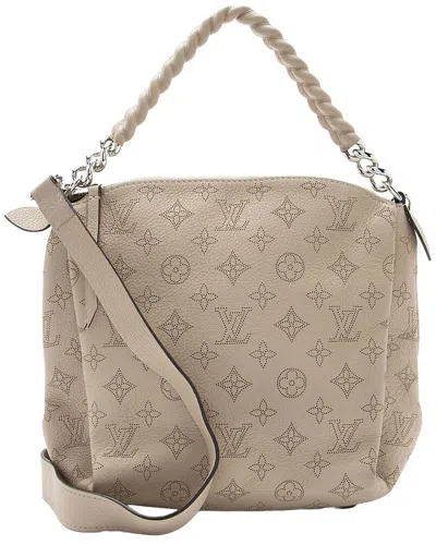 Pre-owned Louis Vuitton Mahina Babylone Chain Bb Satchel (authentic Pre-loved)