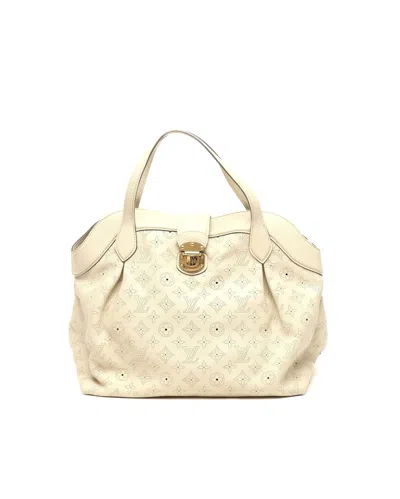 Louis Vuitton Mahina Cirrus Pm Tote Bag In Sand