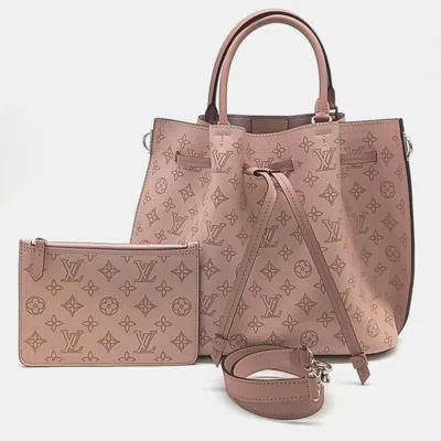 Pre-owned Louis Vuitton Mahina Girolata M54401 Handbag In Pink