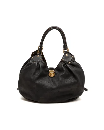 Louis Vuitton Mahina L Bag In Black