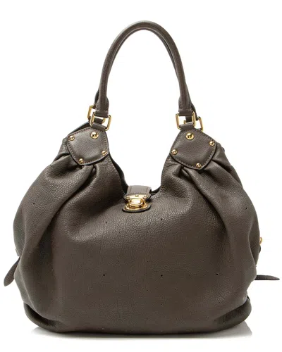 Louis Vuitton Mahina Leather L Hobo (authentic Pre-loved)