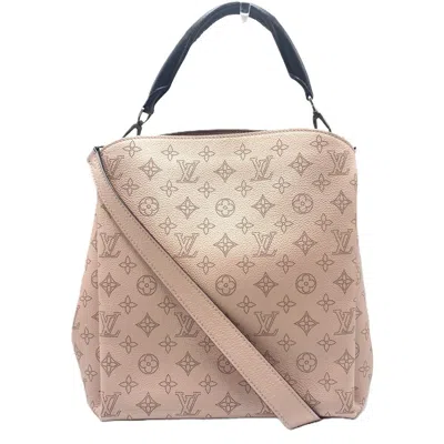 Pre-owned Louis Vuitton Mahina Pink Mahina Leather Leather Handbag Shoulder Bag ()